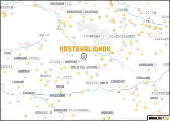 map of Mastewāli Dhok