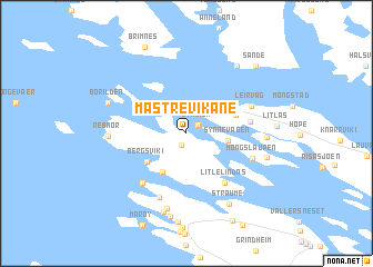 map of Mastrevikane