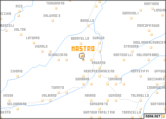 map of Mastro