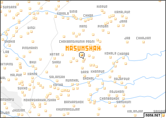 map of Māsūm Shāh