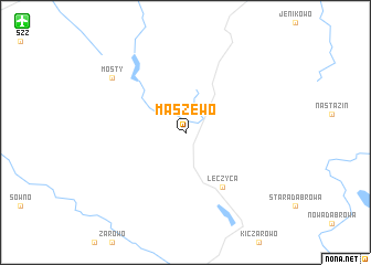 map of Maszewo