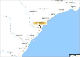 map of Matabau