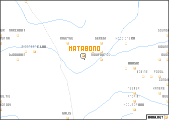 map of Matabono