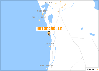 map of Matacaballo