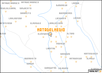 map of Mata del Medio