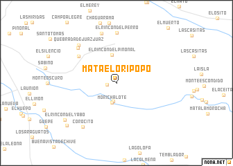 map of Mata el Oripopo