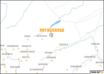 map of Mata Grande