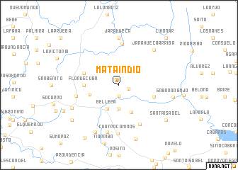 map of Mata Indio