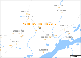 map of Mata las Guacharacas