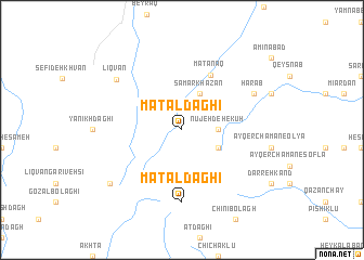 map of Matāl Dāghī