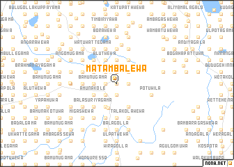 map of Matambalewa