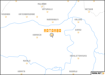 map of Matamba