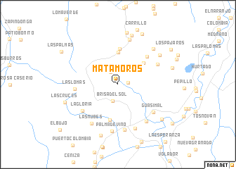 map of Matamoros