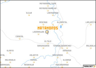 map of Matamoros