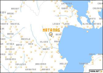 map of Matanag