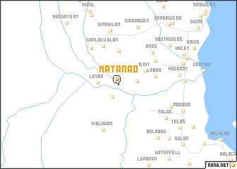 map of Matanao