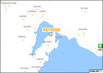 map of Matanda