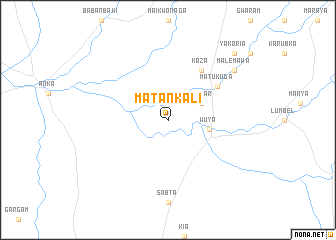 map of Matan Kali