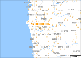 map of Matanubong
