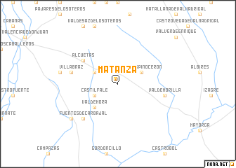 map of Matanza