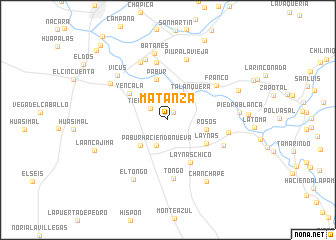 map of Matanza