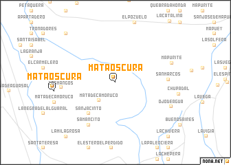 map of Mata Oscura