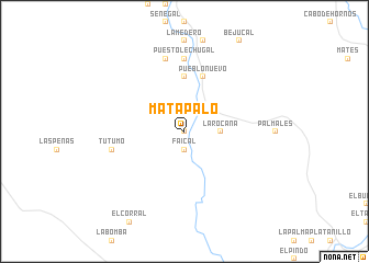 map of Matapalo