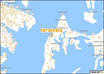 map of Matapeake