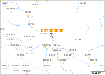 map of Mataragan