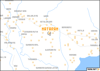 map of Mataram