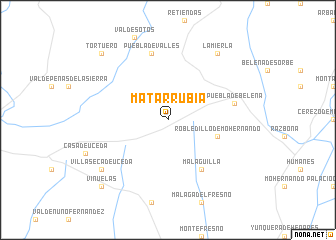 map of Matarrubia