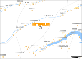 map of Mata Velha