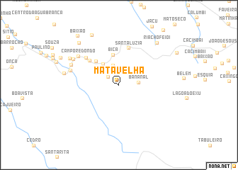 map of Mata Velha