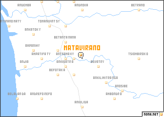 map of Matavirano
