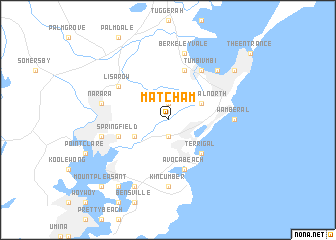 map of Matcham