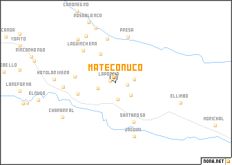 map of Mateconuco