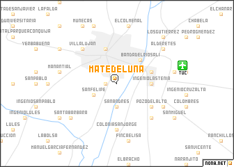 map of Mate de Luna