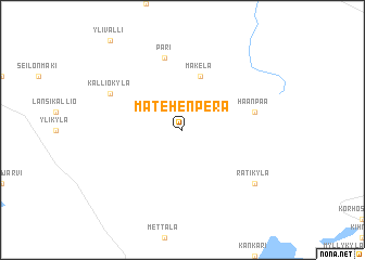map of Matehenperä