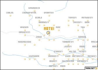 map of Măţei