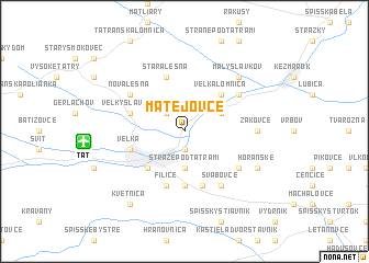 map of Matejovce