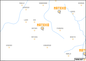 map of Mateko