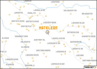 map of Mateleón