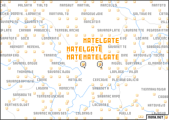 map of Matelgate