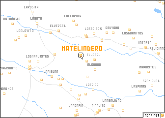 map of Matelindero