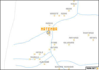 map of Matemba