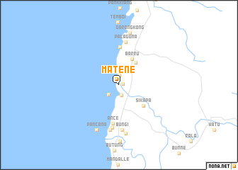 map of Matene