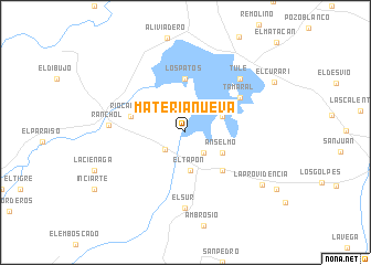 map of Materia Nueva