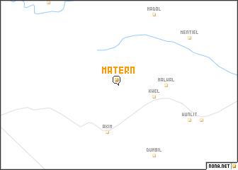 map of Matern