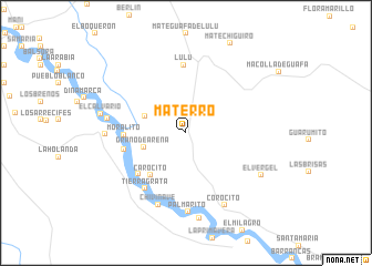 map of Materro