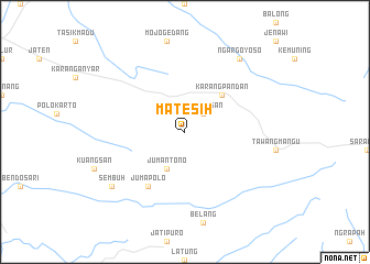 map of Matesih